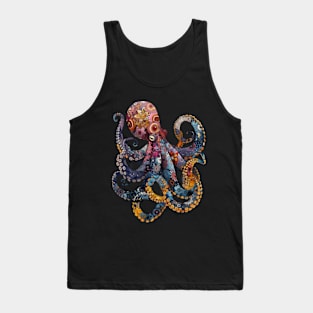 Octopus (Quilted Style) Tank Top